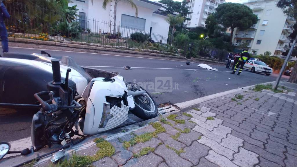 Sanremo, in sella a scooter, 49enne si schianta e muore