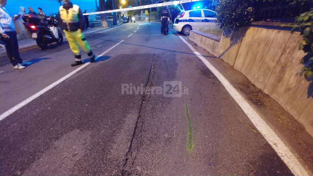 Sanremo, in sella a scooter, 49enne si schianta e muore