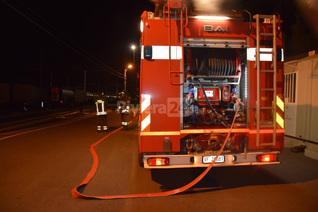 Esercitazione protezione civile nella stazione ferroviaria di Ventimiglia