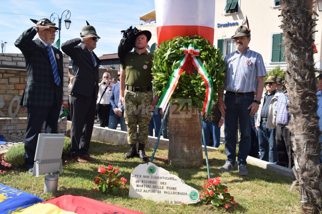 Vallecrosia intitola una piazza ai ‘Martiri delle Foibe’. Sindaco Biasi: «Doveroso ricordare»