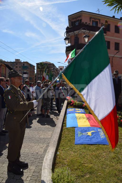 Vallecrosia, intitolata piazza ai martiri delle Foibe