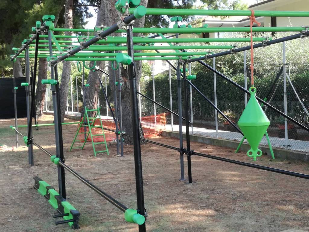 Bordighera, le immagini del nuovo campo dedicato alle obstacle course race, boot camp e ninja