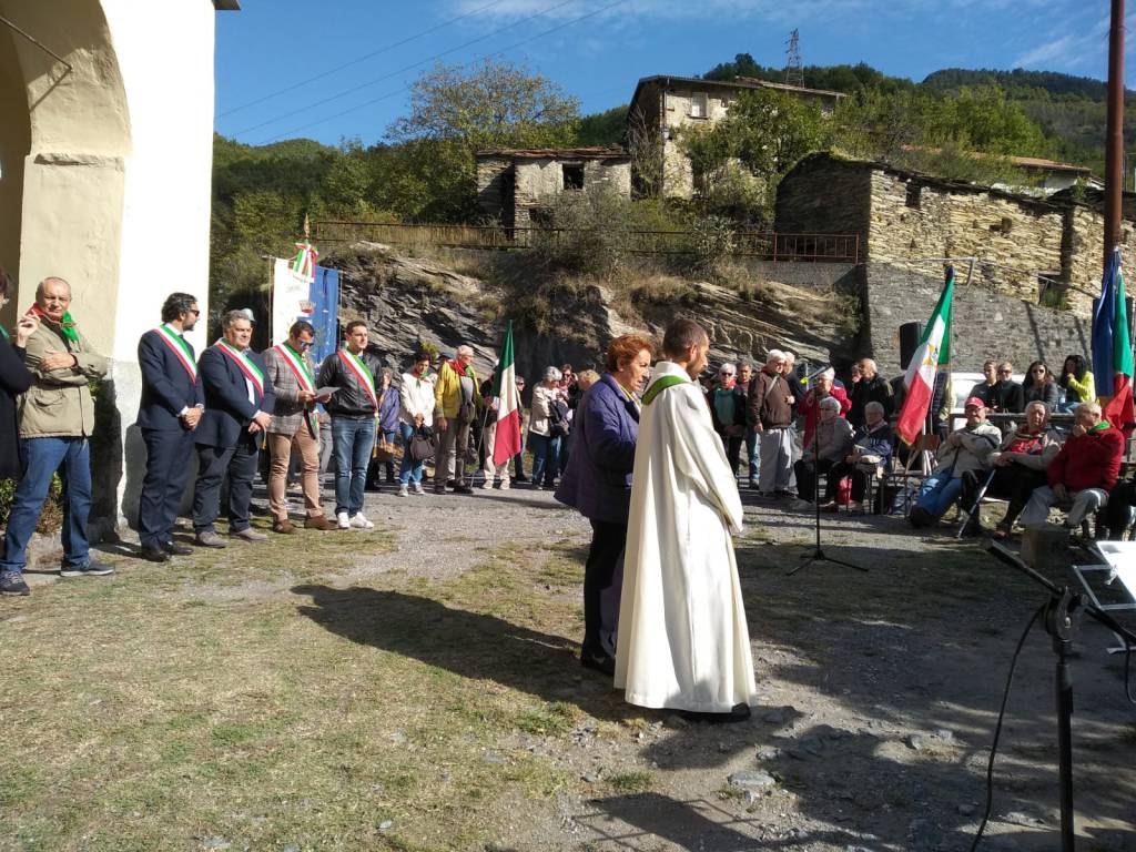 A Loreto di Triora commemorazione dedicata ai partigiani della Valle Argentina