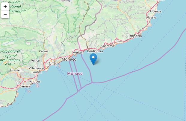 terremoto bordighera