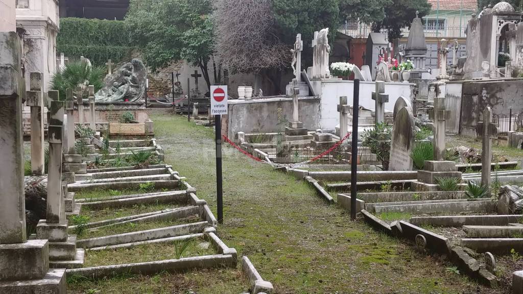 Cimitero Monumentale, le aree off-limits