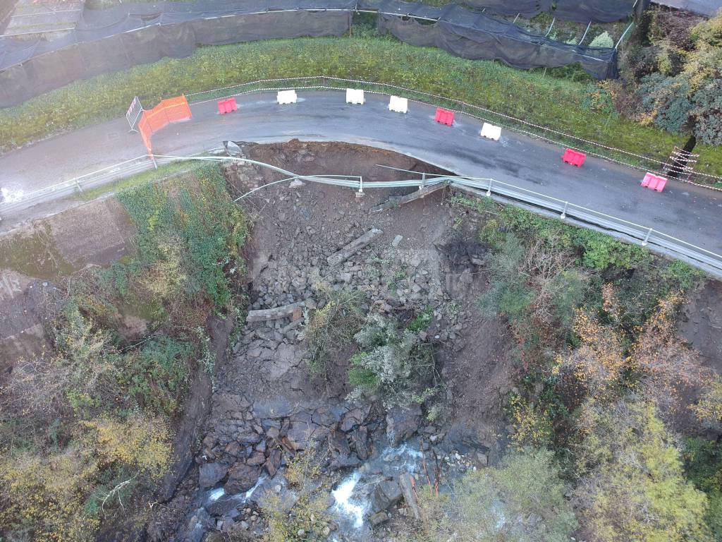 Rocchetta Nervina, mesi di lavori per riaprire la strada provinciale franata