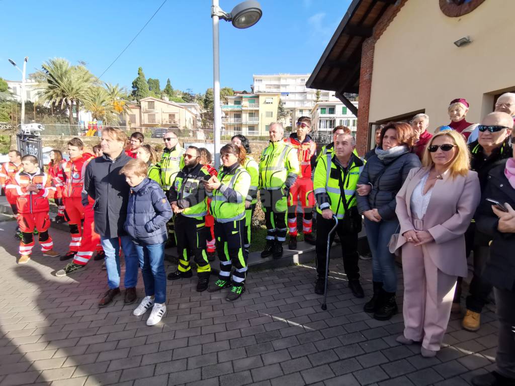 Inaugurata nuova ambulanza di Ospedaletti Emergenza, l’ha donata la donna più longeva della provincia