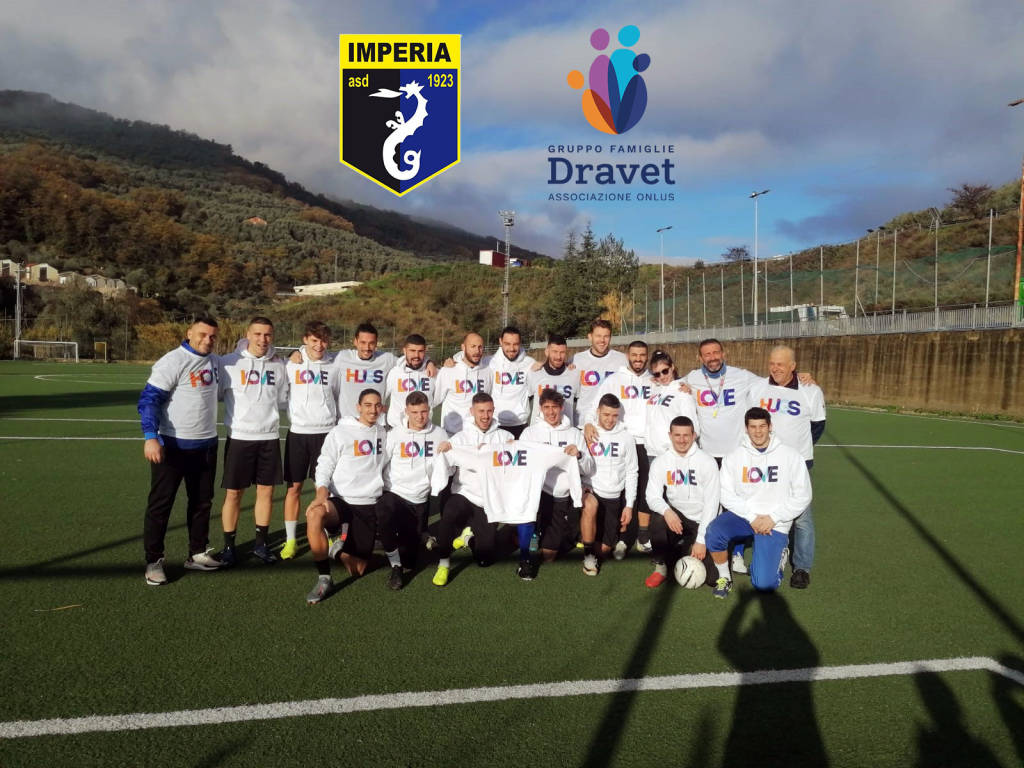 L’Imperia indossa la maglia a sostegno dell’associazione “Gruppo Famiglie Dravet Onlus”