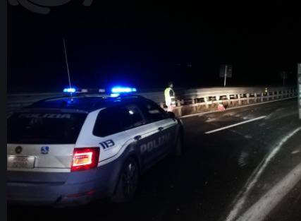 polizia stradale incidente A10 Andora