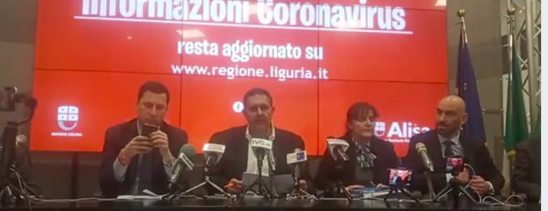 Coronavirus, nuovo caso conclamato a La Spezia. Toti: «Situazione seria ma non bisogna drammatizzare»