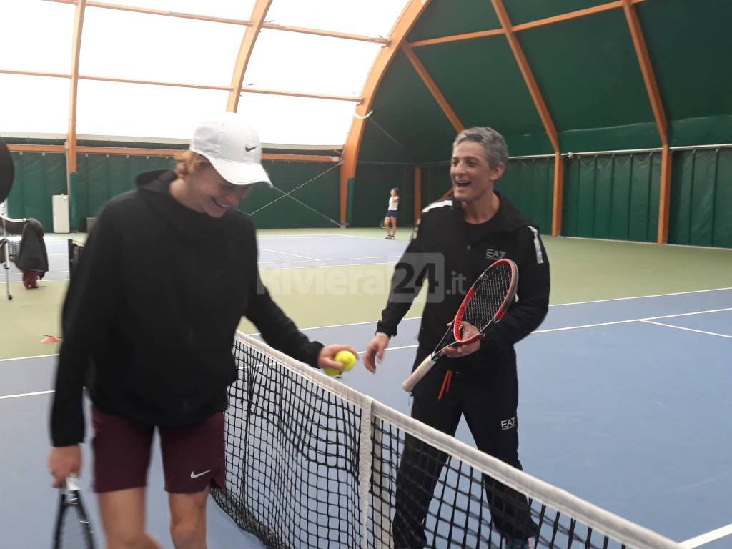 Bordighera, Fiorello al Piatti Tennis Center