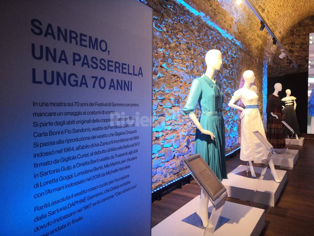 La storia del Festival di Sanremo in mostra al Forte di Santa Tecla