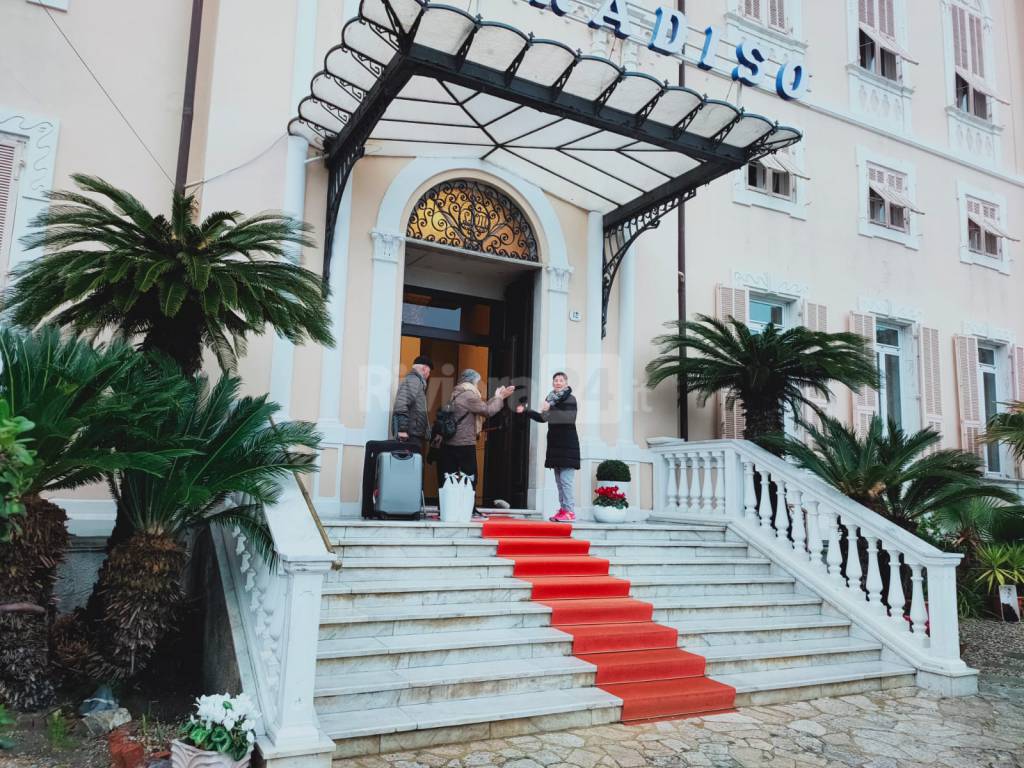 Partenza bergamaschi hotel Diano Marina