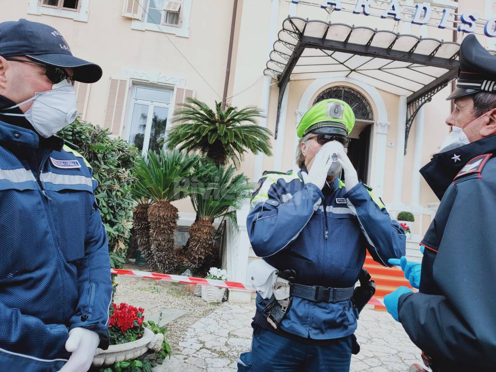 Diano Marina, hotel Paradiso in quarantena per coronavirus