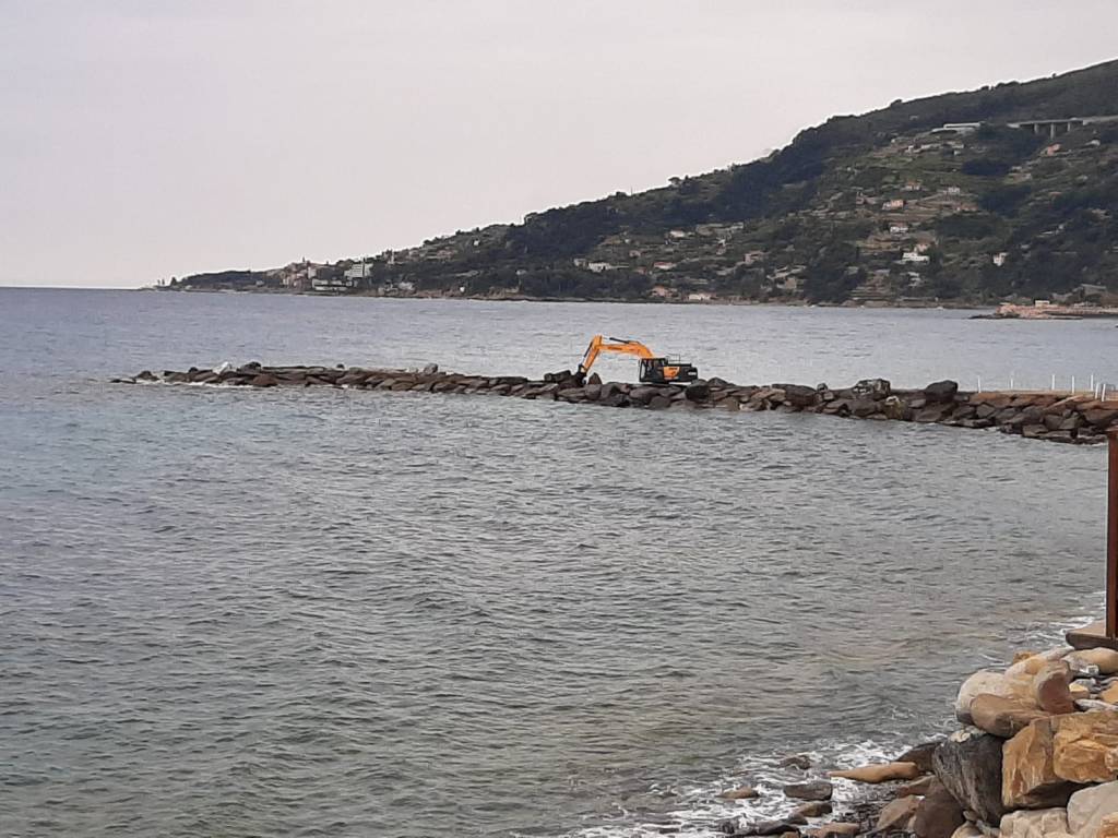 Ospedaletti lavori litorale