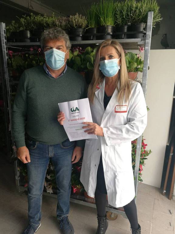 Coronavirus, gli agricoltori liguri donano 400 piantine all’ospedale Villa Scassi di Genova