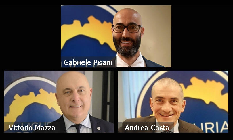  Gabriele Pisani, Andrea Costa e Vittorio Mazza 