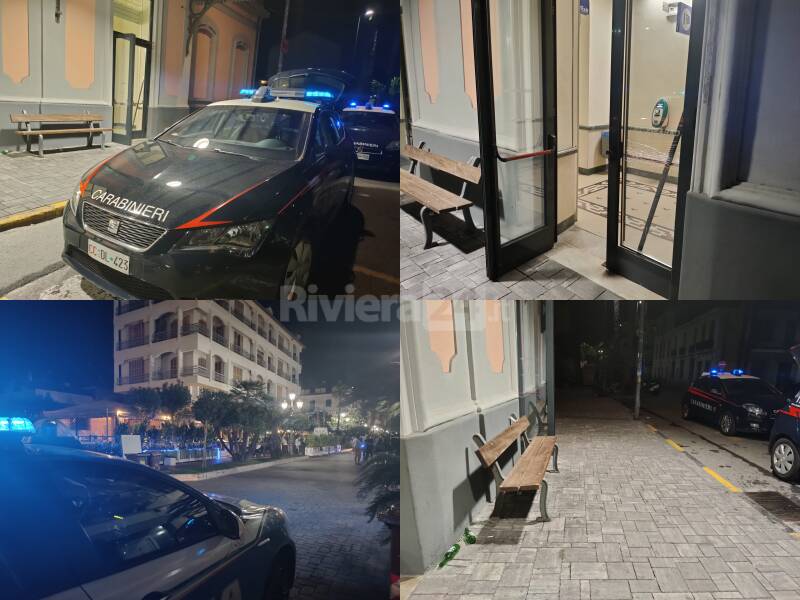 Bordighera, risse e vandali in azione nella notte