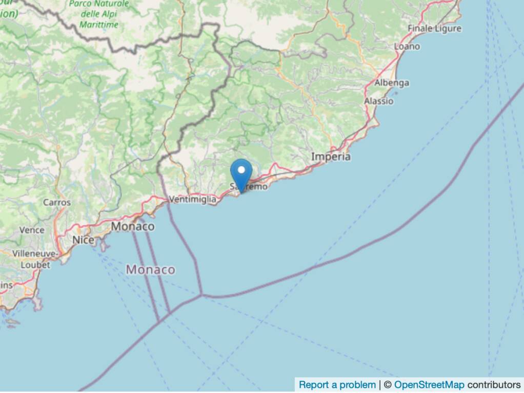 Terremoto sulla costa, trema la terra nel Sanremese