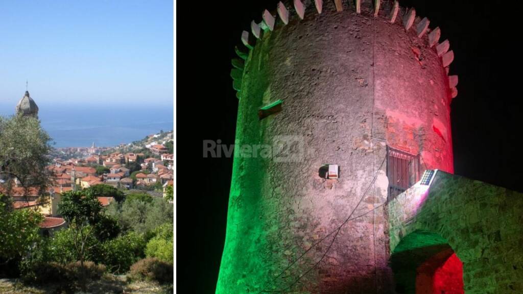 Pompeiana, i led invadono le borgate. Illuminazione speciale per la torre barbaresca