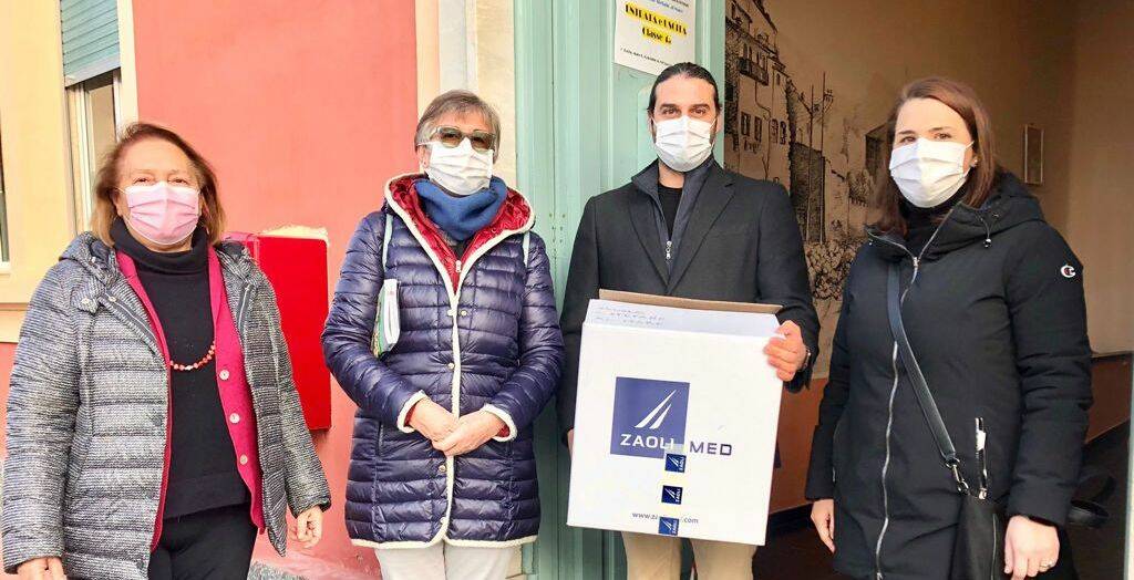 Santo Stefano al Mare, l’azienda Zoali Sail regala mascherine alle scuole elementari