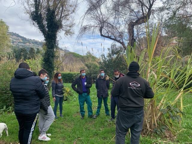 Ragazzi del Centro di formazione professionale “G. Pastore”