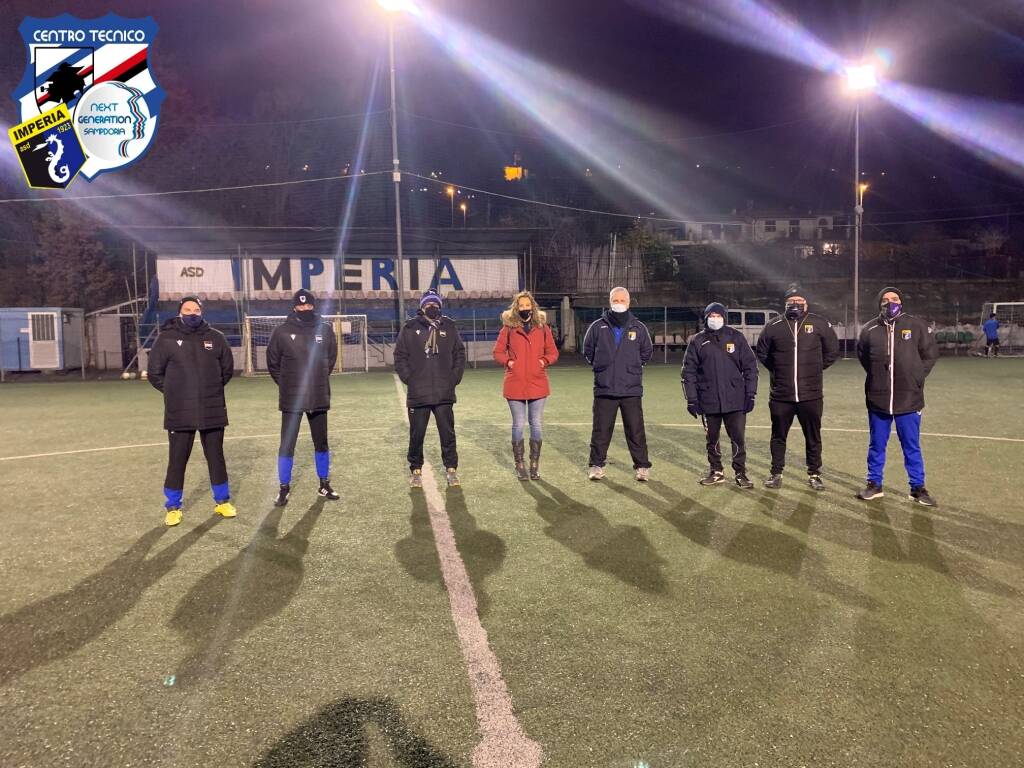 Tecnici della Sampdoria all&#8217;Imperia