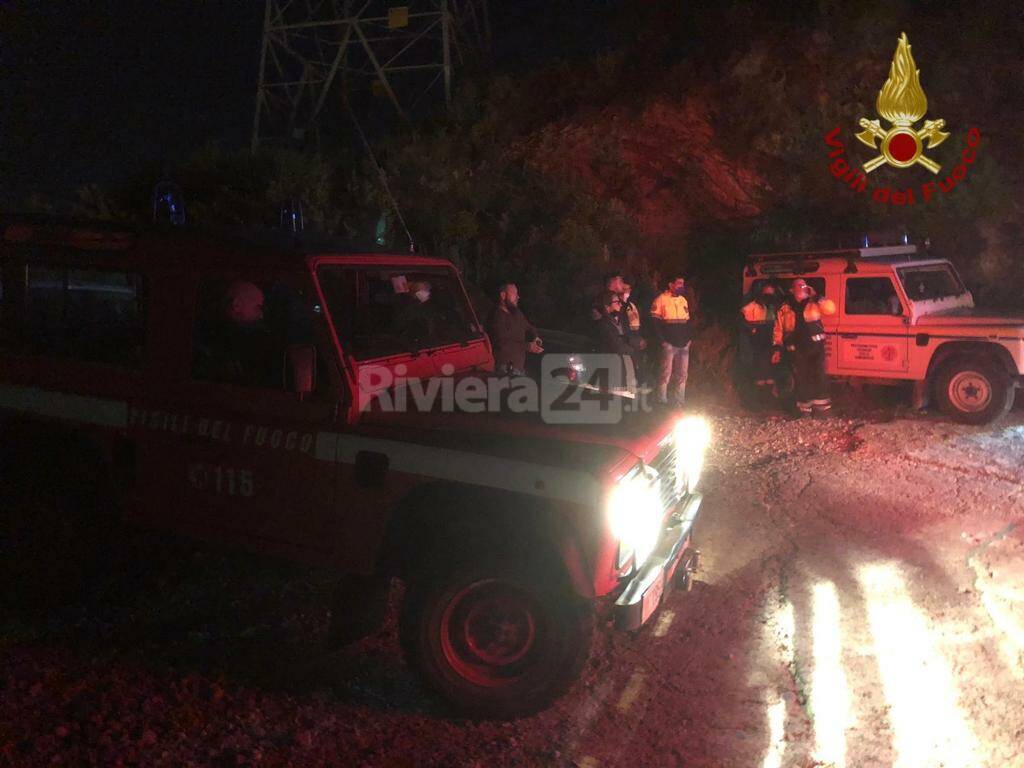 Rocchetta Nervina, coppia di turisti dispersa da ieri ritrovata nella notte dai vigili del fuoco