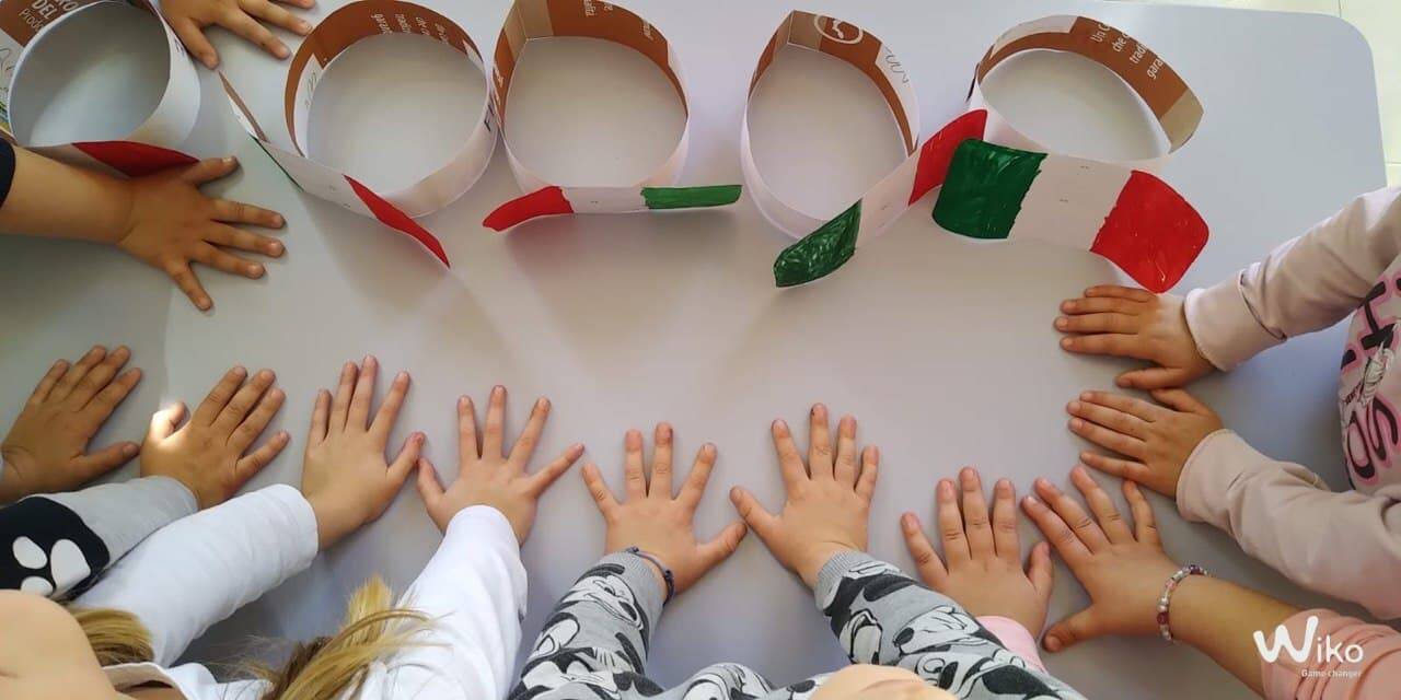 Unità nazionale a scuola dell'Infanzia dell'Istituto Comprensivo Bordighera