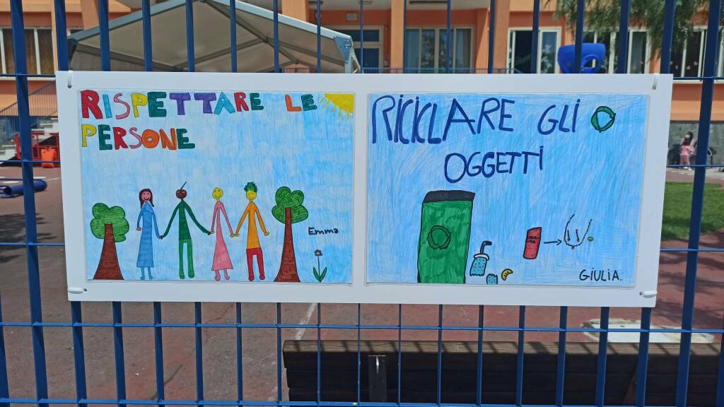 Bandiera verde alla scuola di Camporosso Capo