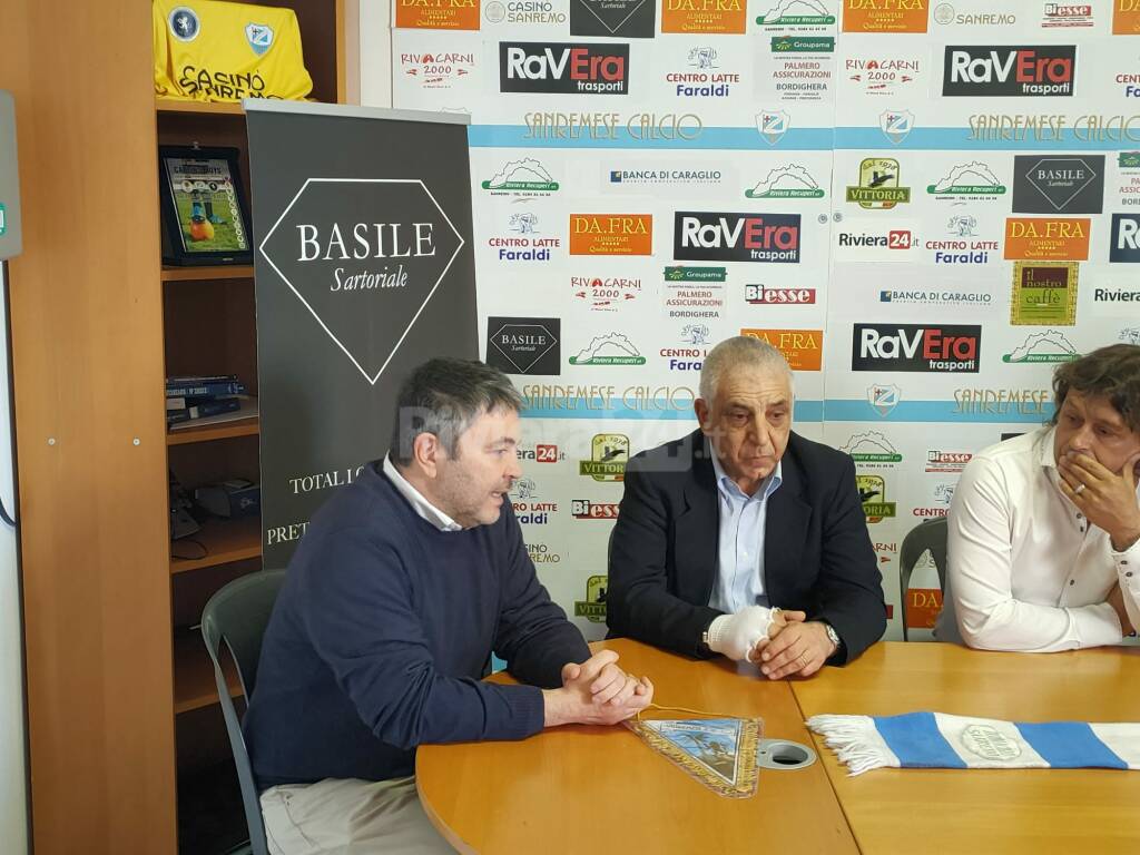 Sanremese Calcio, presentazione di Alessandro Masu