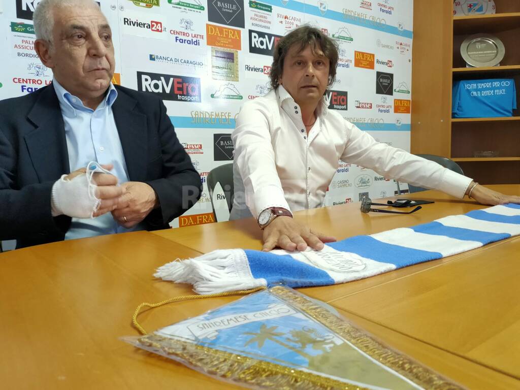 Sanremese Calcio, presentazione di Alessandro Masu