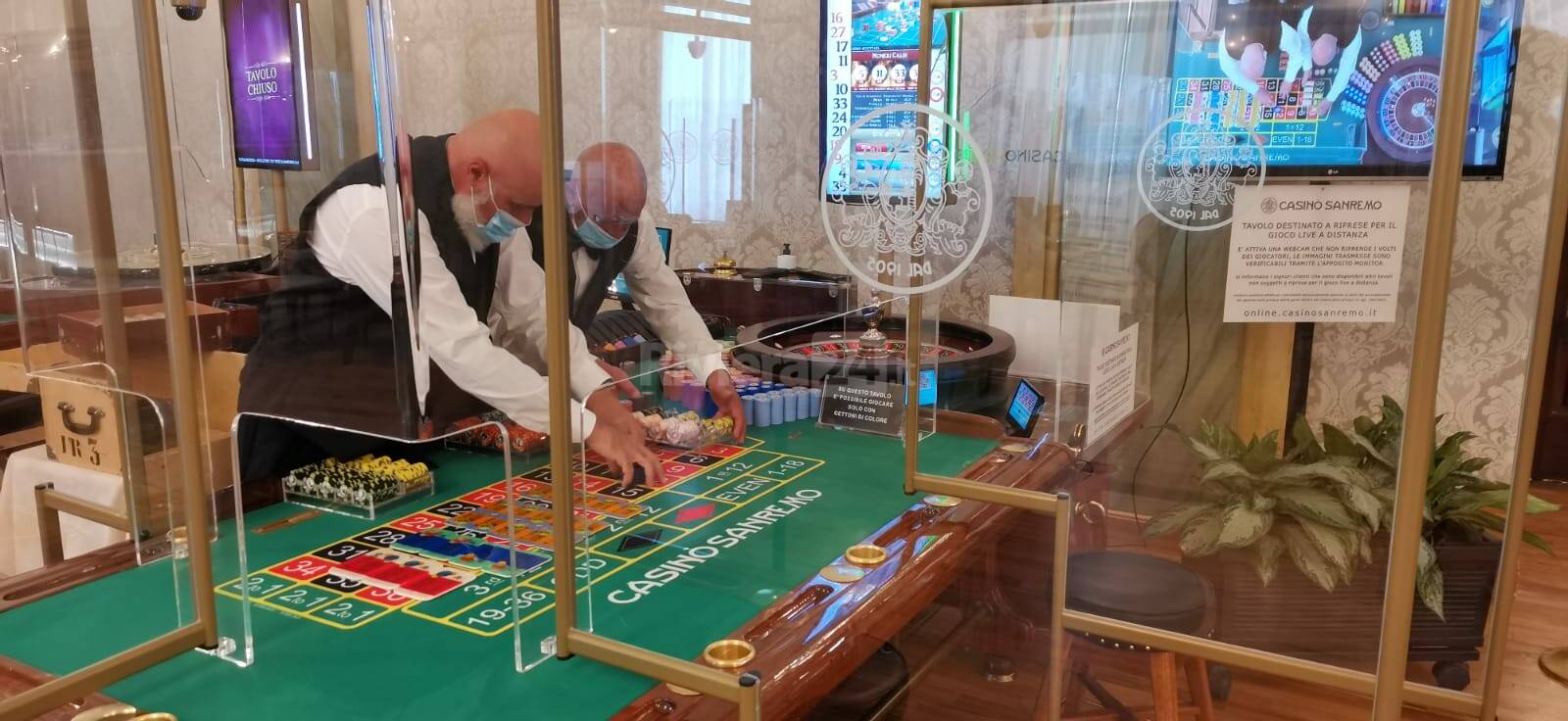 Casinò di Sanremo, visita dell'onorevole Di Muro