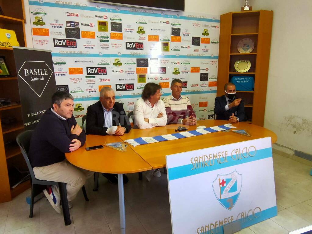 Sanremese Calcio, presentazione di Alessandro Masu