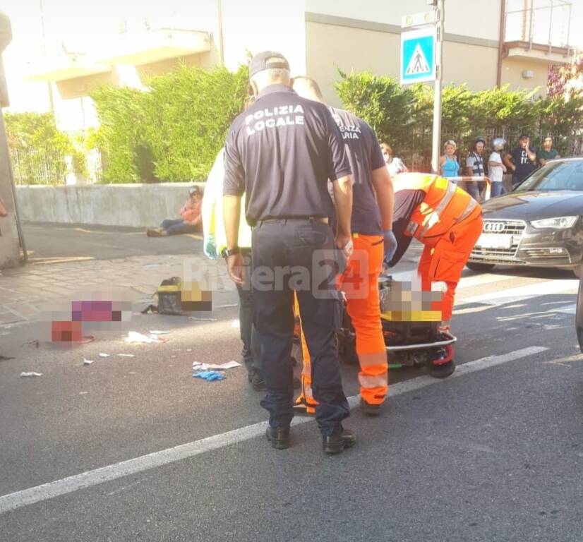 San Bartolomeo al Mare, incidente sull’Aurelia: grave una donna