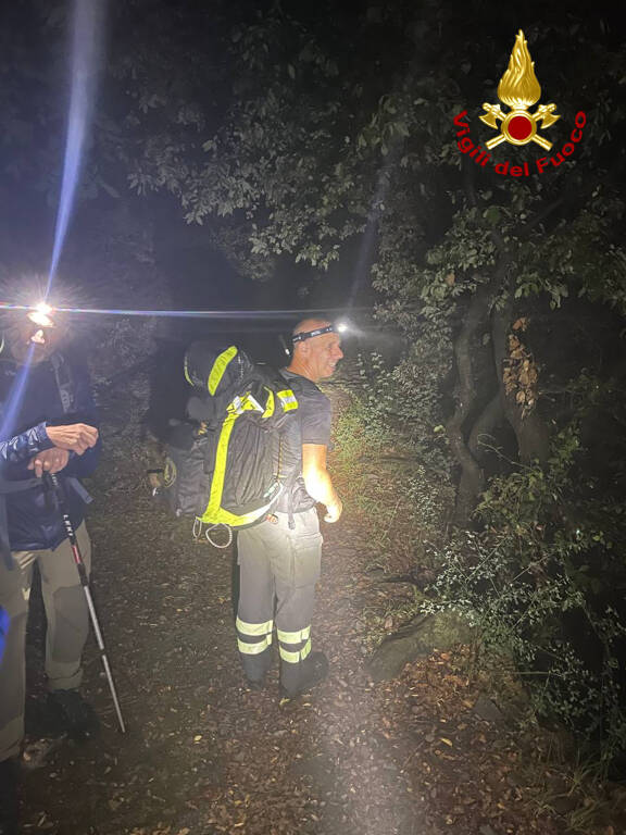 Rocchetta Nervina, coppia di turisti dispersa da ieri ritrovata nella notte dai vigili del fuoco