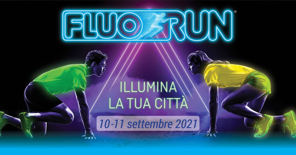 A settembre prende il via la Fluo Run, una corsa-camminata virtuale