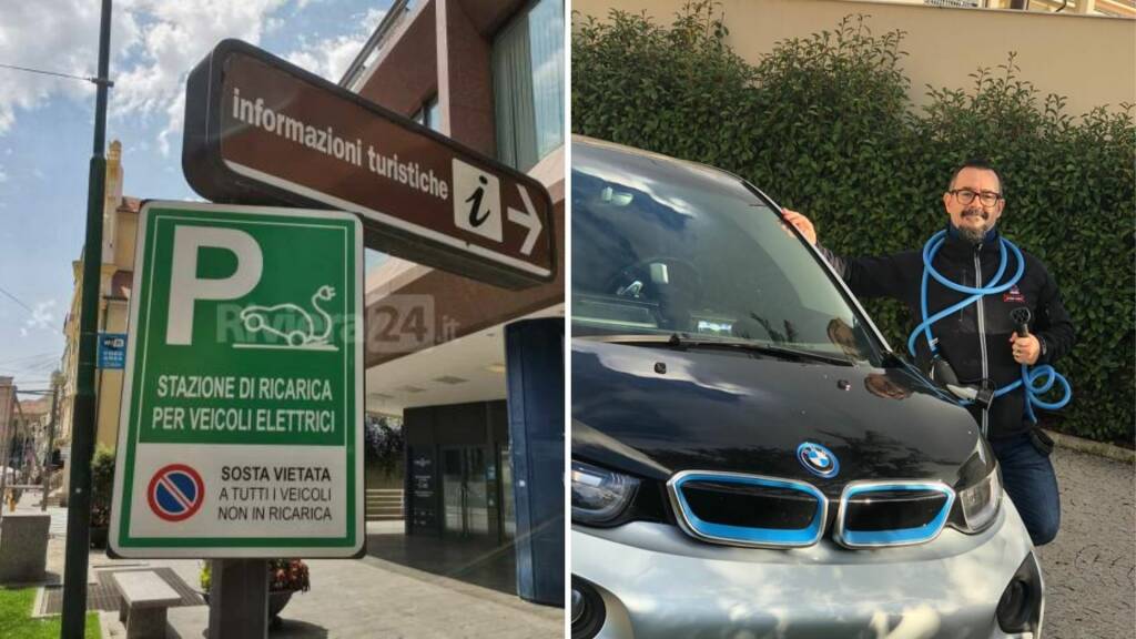 Sostare con l’auto elettrica non ricaricando si può, avvocato di Sanremo vince causa contro il Comune