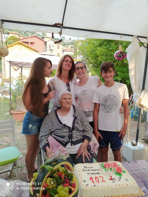 Imperia, nonna Rita compie 102 anni