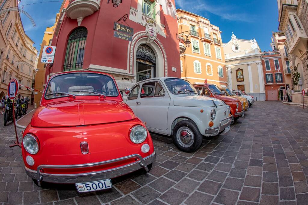 Il 19 settembre passeggiata storica delle Fiat 500 storiche tra Italia e Principato di Monaco