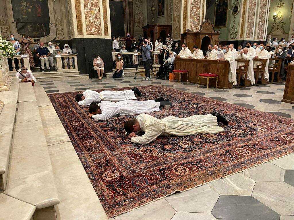 Ordinazione diaconale alla chiesa della Madonna Miracolosa di Taggia