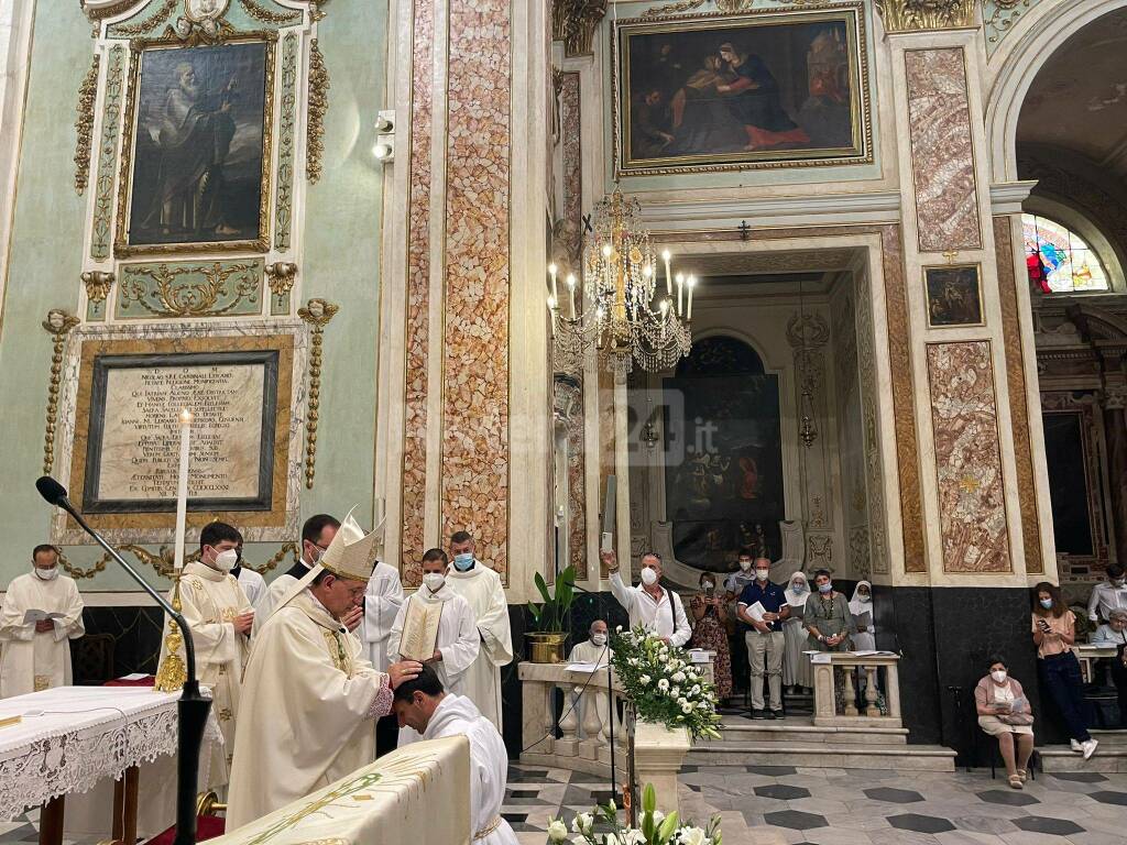 Ordinazione diaconale alla chiesa della Madonna Miracolosa di Taggia