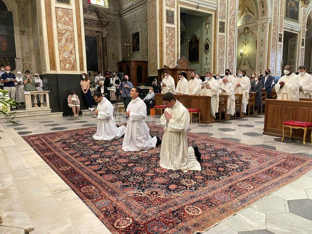 Ordinazione diaconale alla chiesa della Madonna Miracolosa di Taggia