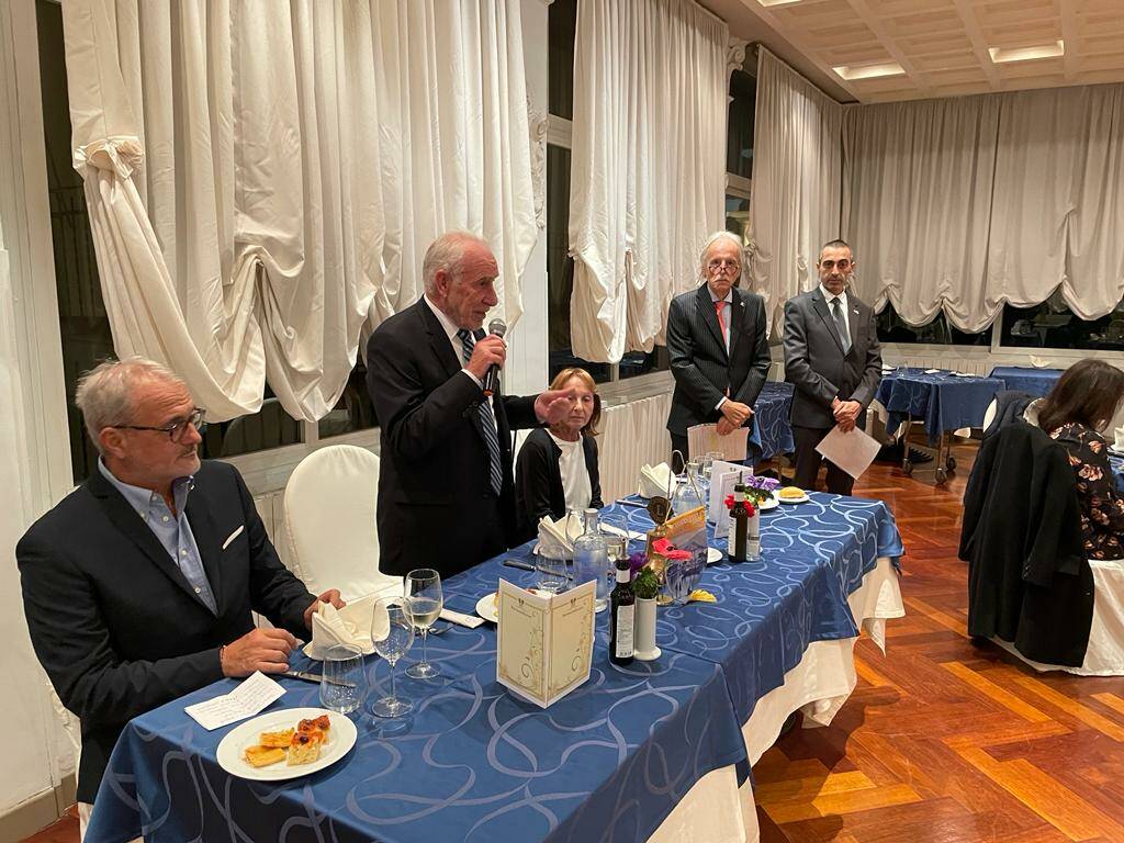 Lions club Sanremo host Sergio Tron