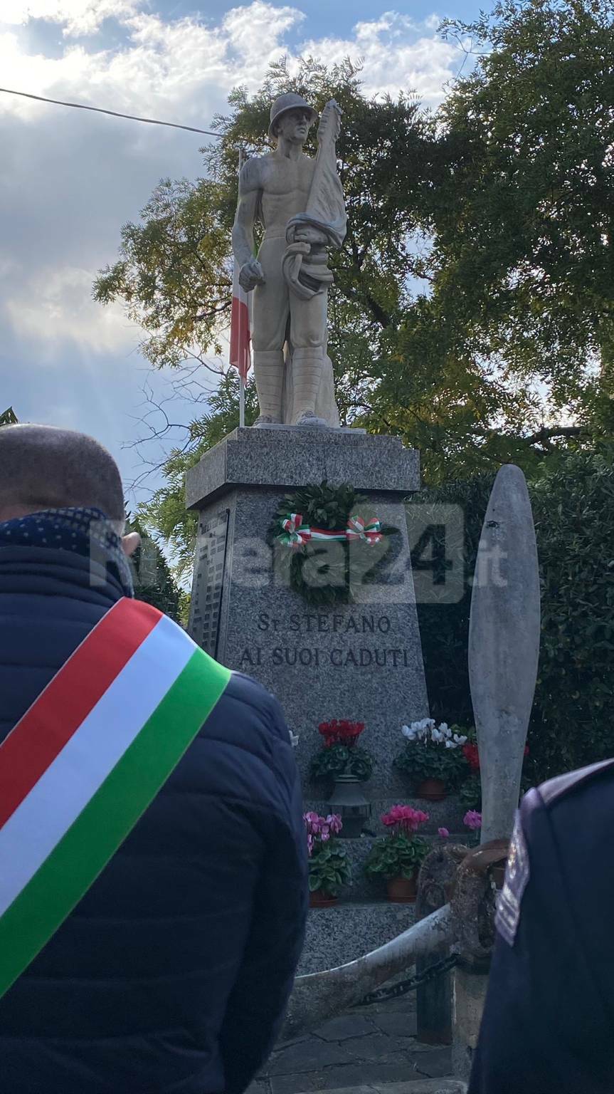 Riviera24-santo stefano al mare commemorazione 4 novembre 