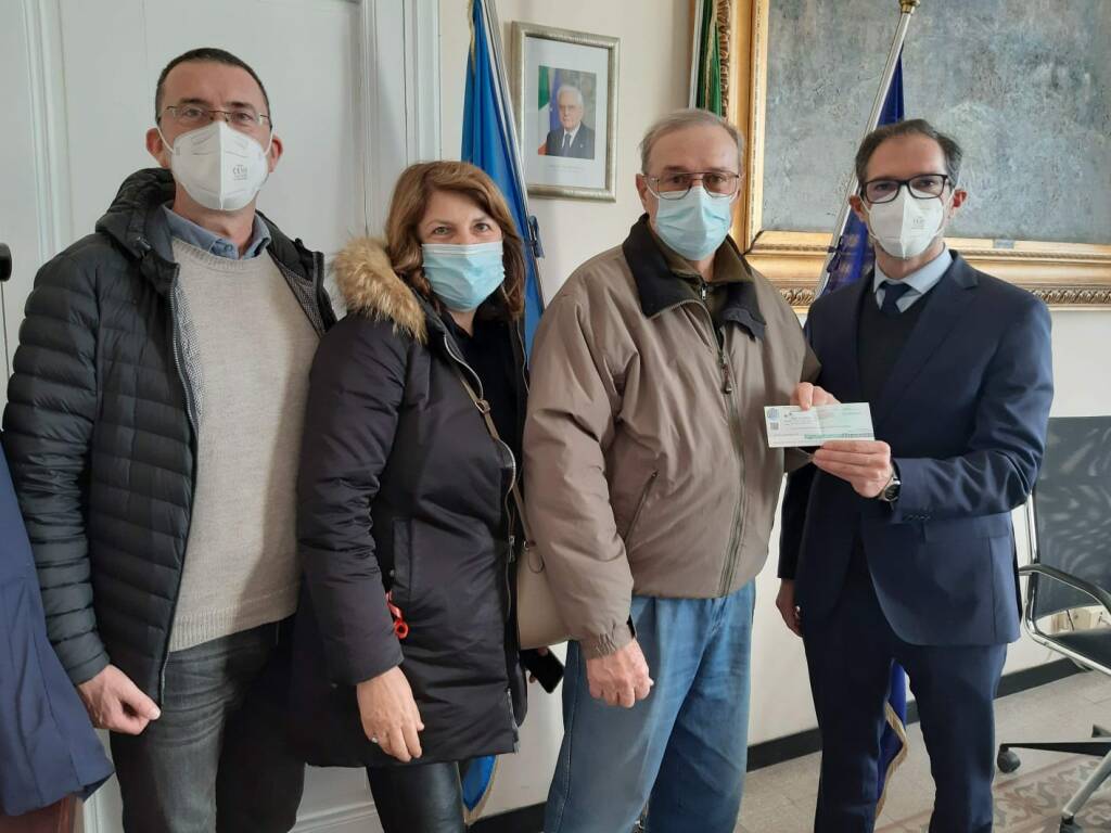 Due mensilità del fondo di solidarietà all’Associazione Nazionale Alpini sezione di Imperia – Gruppo di Bordighera