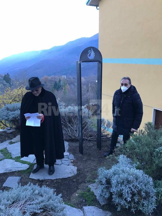 Cosio d’Arroscia, inaugurato il portale del “cigno verso il sole”