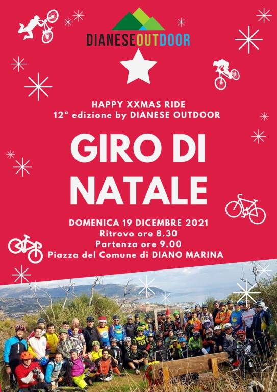 Domenica Giro di Natale nel Golfo Dianese in MTB o bici da strada