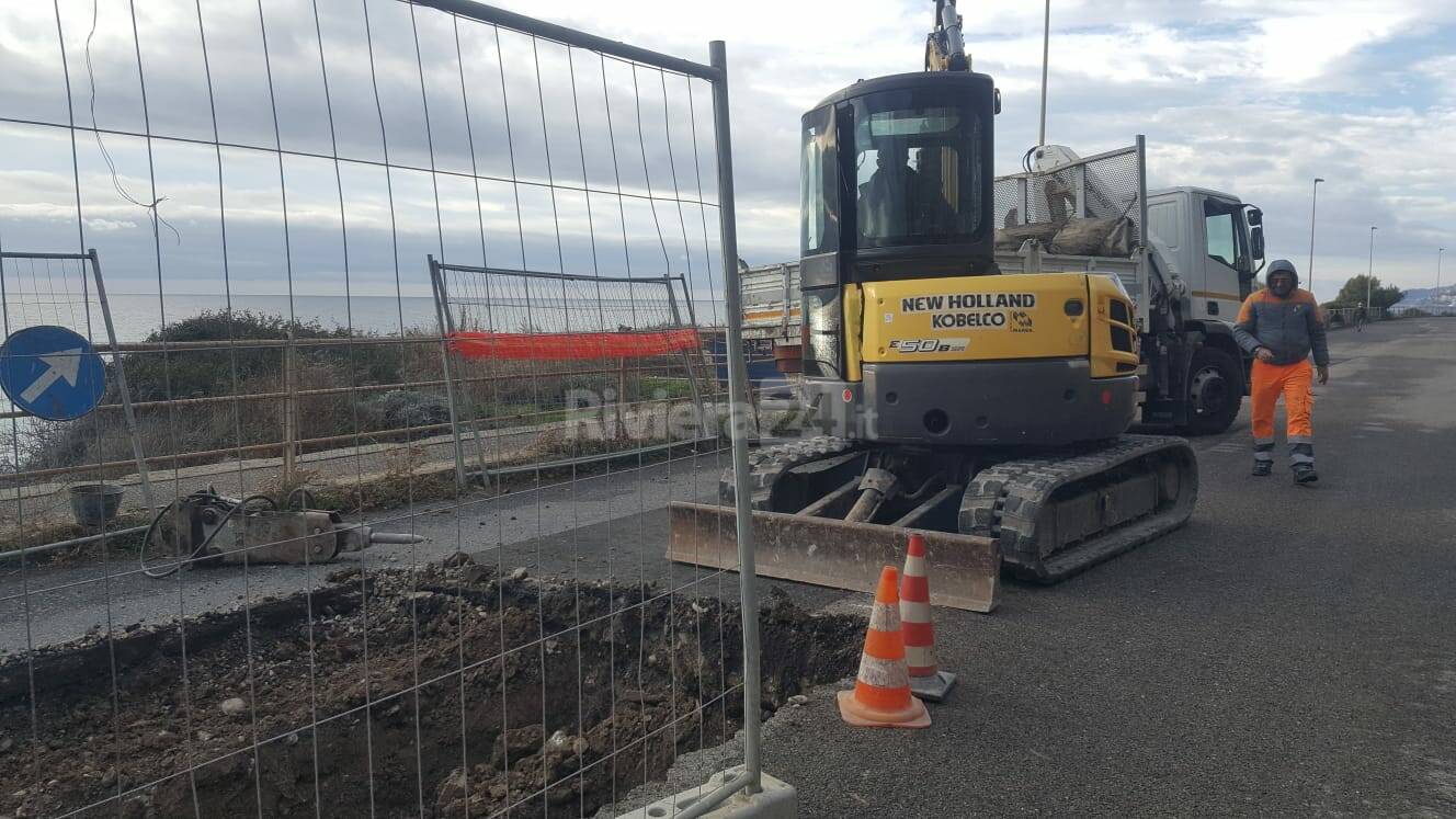 Imperia, in corso riparazione dell’acquedotto Roja