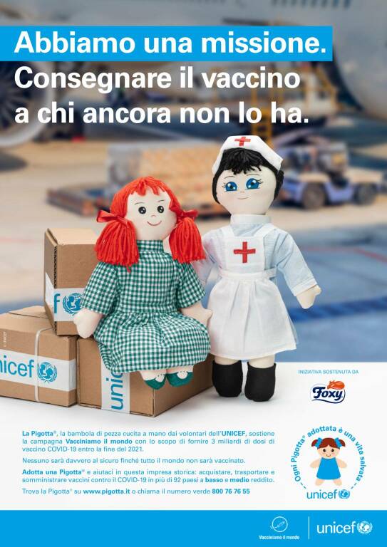 Liguria, a Natale torna la Pigotta dell’Unicef